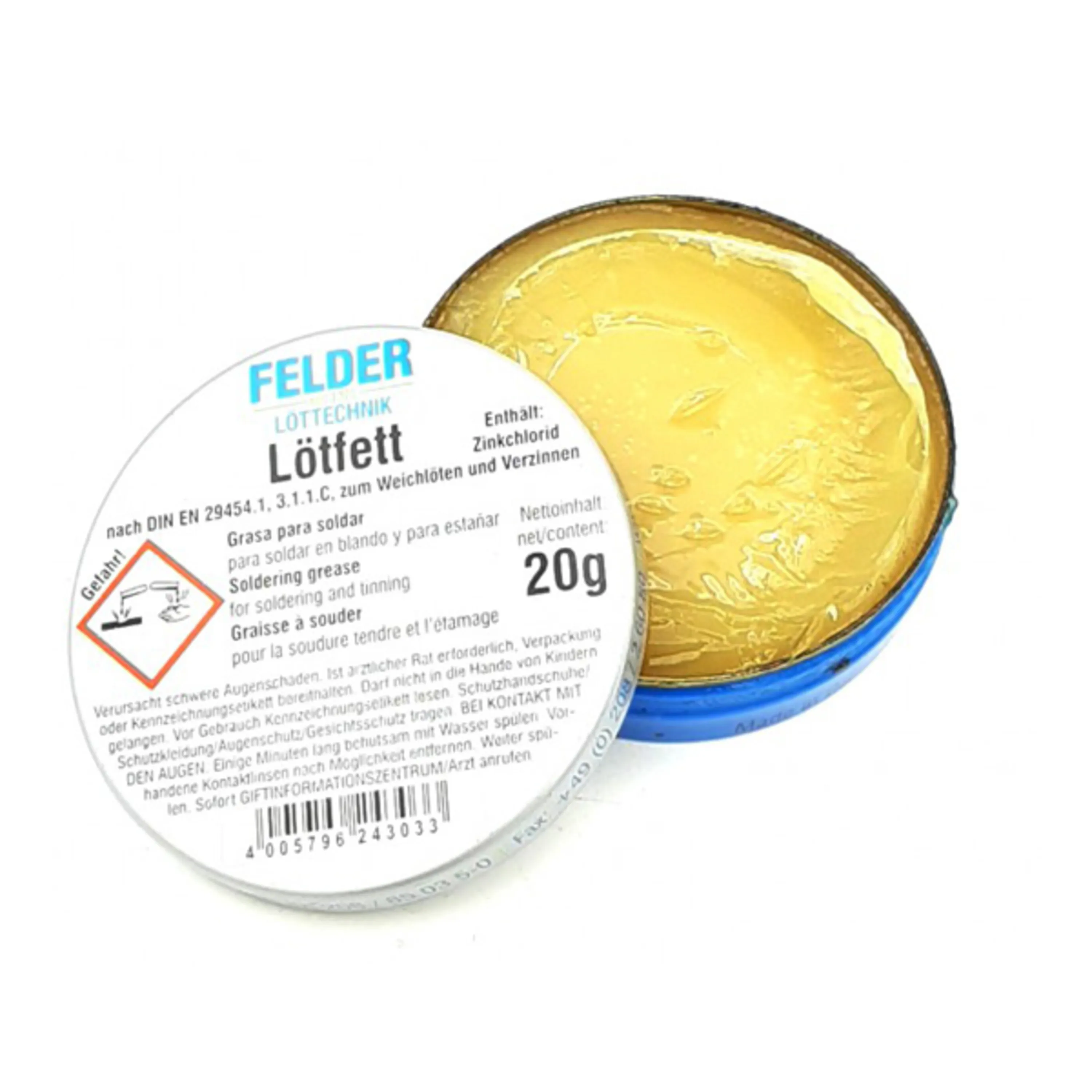 روغن لحیم آلمانی 20 گرمی [FELDER]